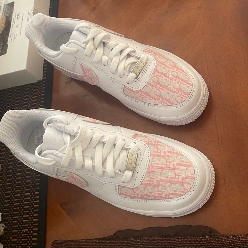 Custom pink Dior Air Force